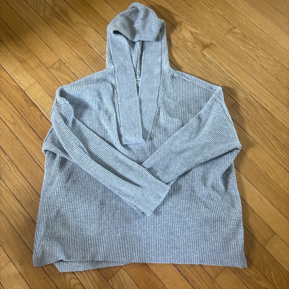 Gray Hooded Sweater for Men